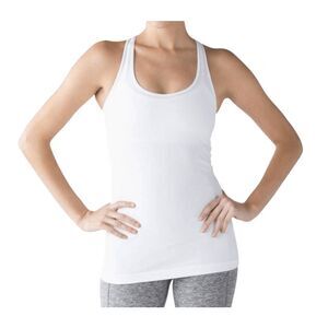 LULULEMON ATHLETICA Cool Racerback Tank 'White' Size 8
